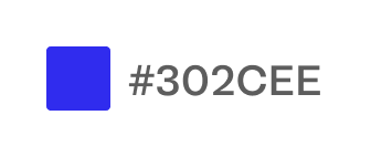 Blue design token label