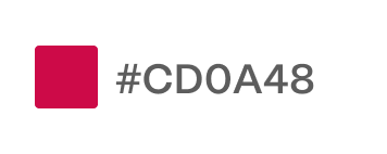 Red design token label